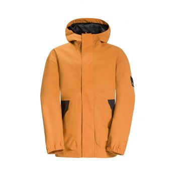 Jack Wolfskin geaca copii TEEN 2L JACKET Y culoarea galben