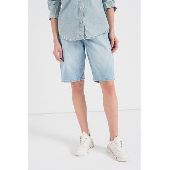 Pantaloni scurti din denim cu croiala ampla