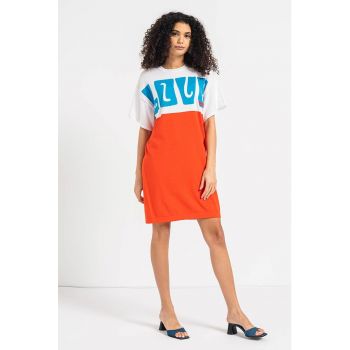 Rochie-tricou cu logo