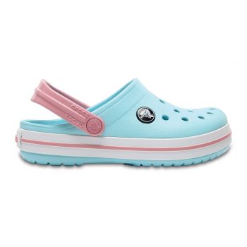 Saboti Crocs Crocband Kids Albastru - Ice Blue/White