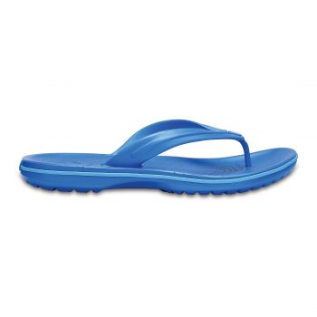 Slapi Crocs Crocband Flip Albastru - Ocean