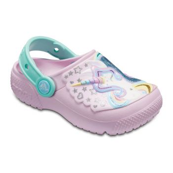 Saboti Crocs Girls' Fun Lab Clog Roz - Ballerina Pink