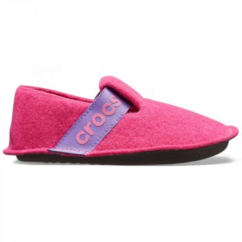 Papuci de casa Crocs Kids' Classic Slipper Roz - Candy Pink