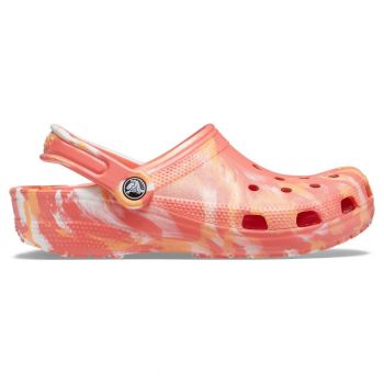 Saboți Crocs Classic Marbled Clog Multicolor - Fresco/Multi