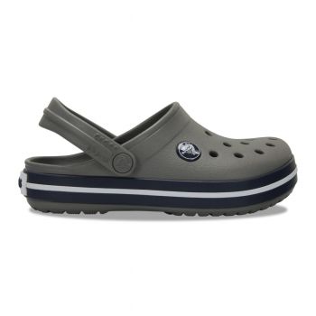 Saboți Crocs Crocband Kid's New Clog Gri - Smoke/Navy