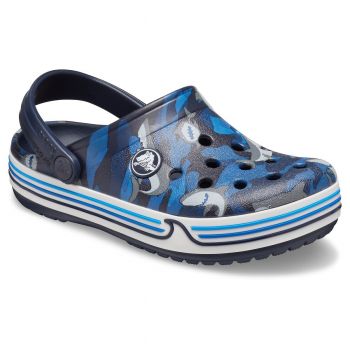 Saboți Crocs Crocband Shark Clog Albastru - Navy