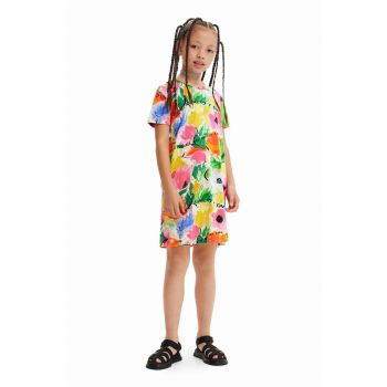 Desigual rochie din bumbac pentru copii mini, evazati