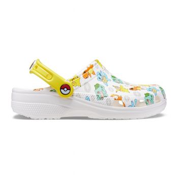 Saboti Crocs Classic Pokemon 2 Clog Alb - White/Multi