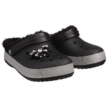 Saboti Crocs CrocBling Mammoth Kids Negru - Black