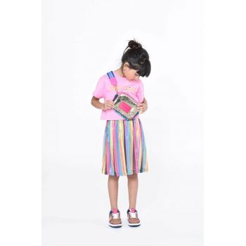 Marc Jacobs tricou de bumbac pentru copii culoarea roz