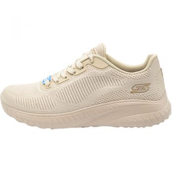 Adidasi Pantofi sport femei Skechers Bobs Squad Chaos-face Off 117209-NUDE