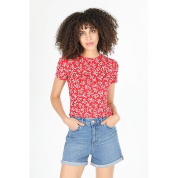 Tricou cu imprimeu floral