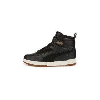 Pantofi sport mid-high de piele si piele ecologica RBD Game