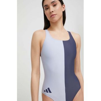 adidas Performance costum de baie dintr-o bucată Bars Colourblock cupa moale