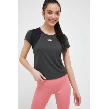 The North Face tricou de alergare Lightbright culoarea negru ieftin