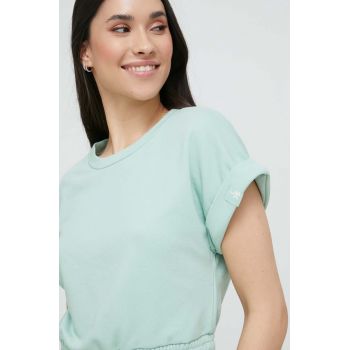 United Colors of Benetton tricou lounge culoarea verde