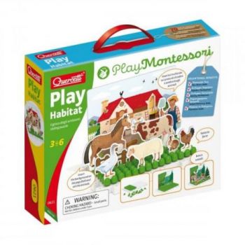 Joc Play Habitat Montessori, 3-6 ani, Quercetti Q00621