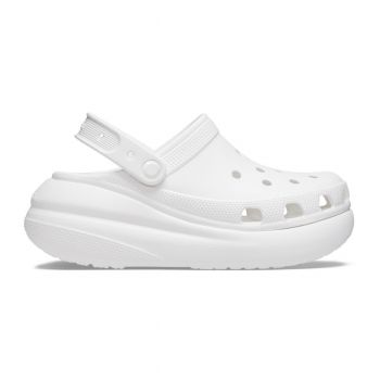 Saboti Crocs Classic Crush Clog Alb - White