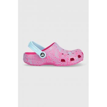 Crocs slapi copii culoarea roz