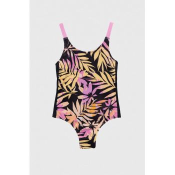 Roxy costum de baie dintr-o bucată pentru copii culoarea negru