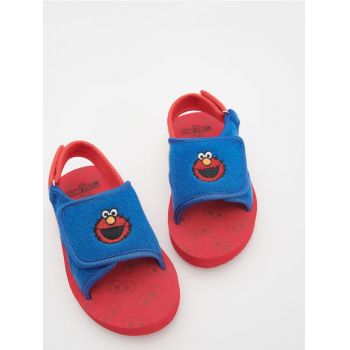 Reserved - Saboți Elmo cu prindere cu scai - roșu