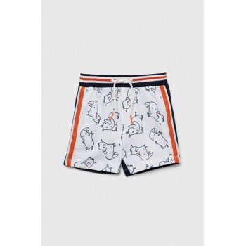 Birba&Trybeyond pantaloni scurti bebe culoarea albastru marin, talie reglabila