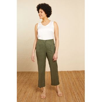 Pantaloni crop de in