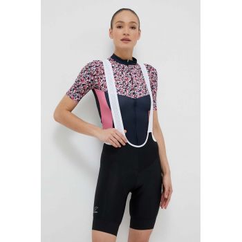 Protest pantaloni scurți de ciclism Prtdanube culoarea negru, modelator, high waist