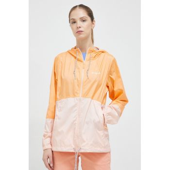 Columbia windbreaker Flash Forward culoarea portocaliu 1585911.SS23-812