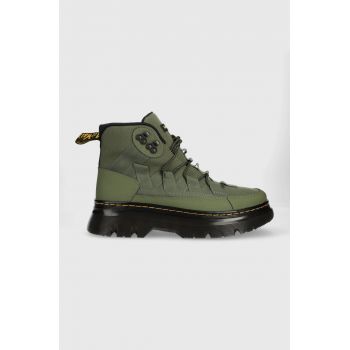 Dr. Martens bocanci Boury femei, culoarea verde, cu toc plat DM27831384-Khaki