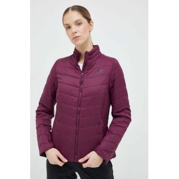 4F geaca sport culoarea violet