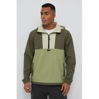 Billabong windbreaker Windswell culoarea verde, de tranzitie