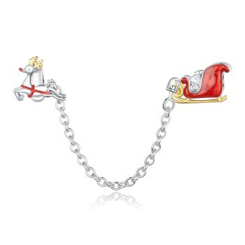 Talisman din argint Santa's Reindeer Unique Chain