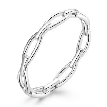 Inel din argint Silver Chain Ring de firma original