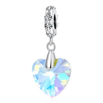 Talisman din argint Mini Shiny Heart