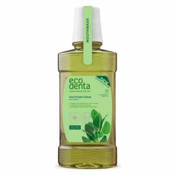 Apa de gura multifunctionala cu salvie si aloe vera Ecodenta 250 ml