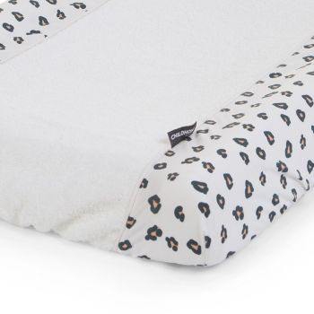 Husa saltea de infasat Childhome Jerse Frotir Leopard