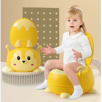 Olita 2 in 1 cu adaptor moale Little Mom Squirrel Yellow