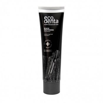 Pasta de dinti pentru albire Extra Black cu carbune si Teavigo Extra Ecodenta 100ml