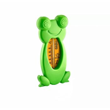 Termometru de baie si camera BabyJem Frog Green