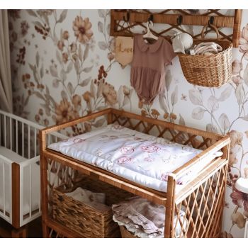 Saltea pentru masa de infasat bebe impermeabila fata dubla Boho by BabySteps