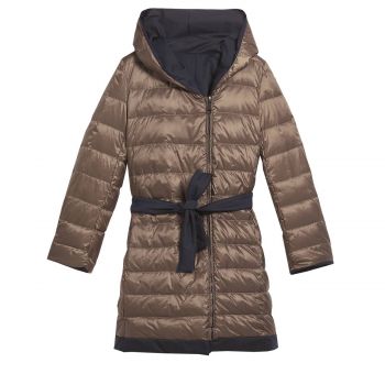 Water-repellent reversible down coat 40