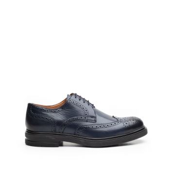 Pantofi casual barbati Brogue din piele naturala Leofex- 996 Blue box