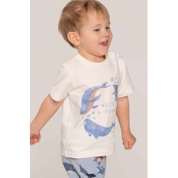 Coccodrillo tricou din bumbac pentru bebelusi