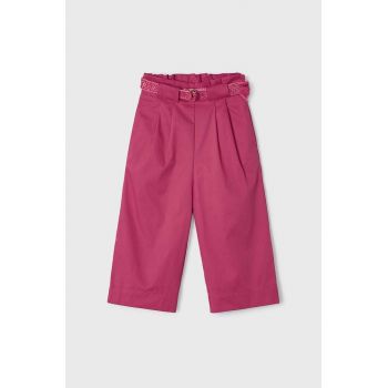Mayoral pantaloni copii culoarea rosu, neted