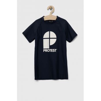 Protest tricou copii PRTBERENT JR culoarea albastru marin