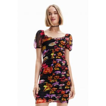 Rochie bodycon cu imprimeu floral