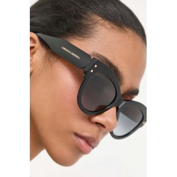 Carolina Herrera ochelari de soare femei, culoarea negru