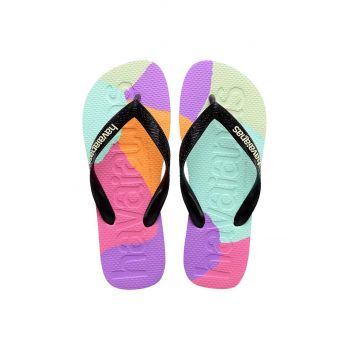 Havaianas slapi TOP LOGOMANIA culoarea negru, 4147526.0090