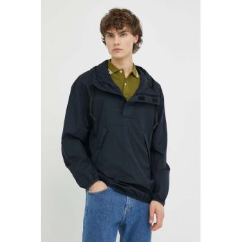 G-Star Raw geaca barbati, culoarea albastru marin, de tranzitie, oversize